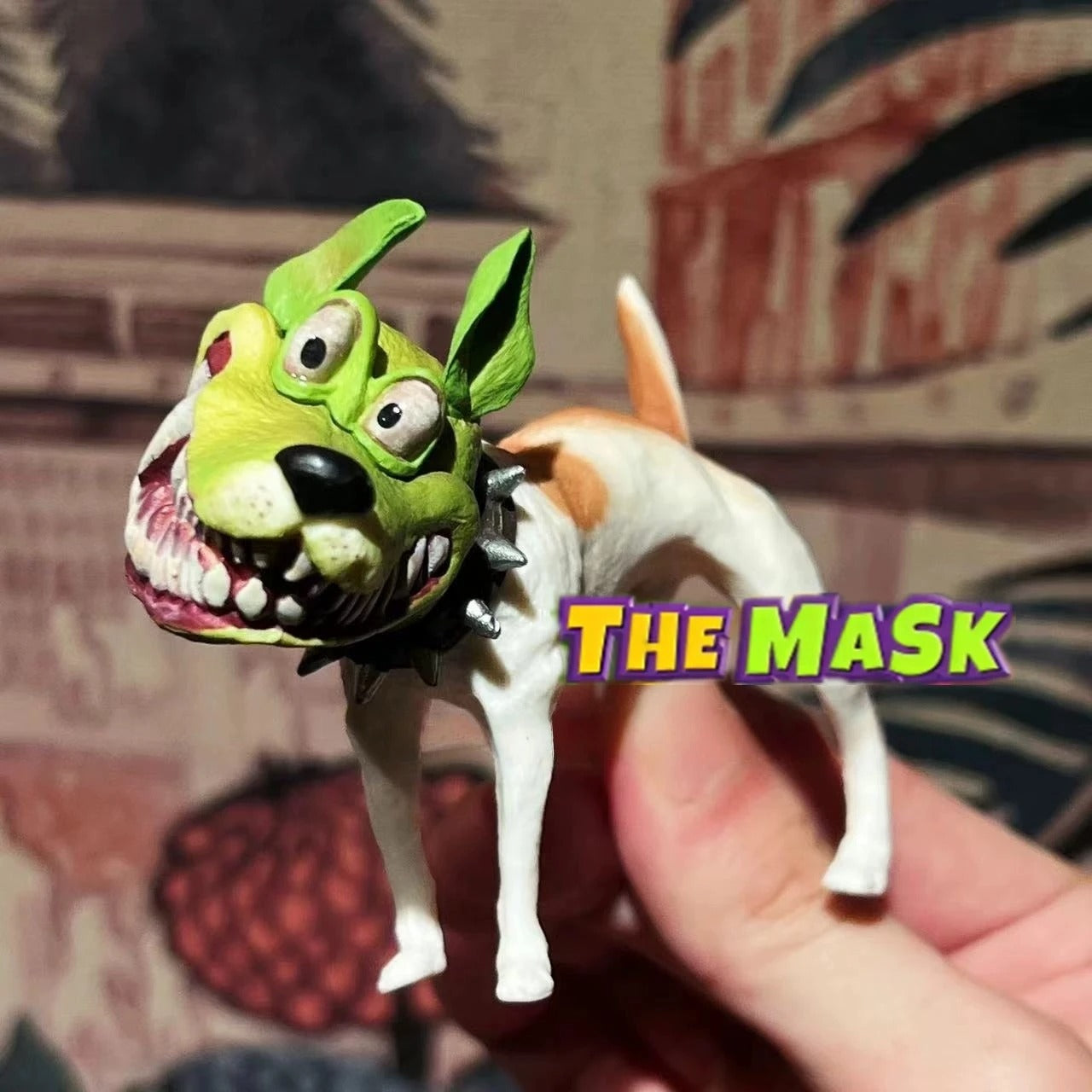 7cm The Mask Dog Action Figures Statue Anime Figure The Mask Model Figurine Desktop Decor Ornaments Holiday Children Gifts Toys