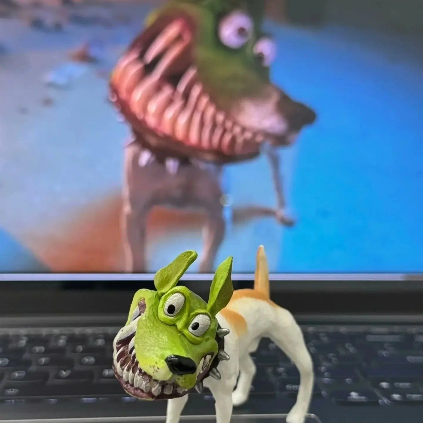 7cm The Mask Dog Action Figures Statue Anime Figure The Mask Model Figurine Desktop Decor Ornaments Holiday Children Gifts Toys