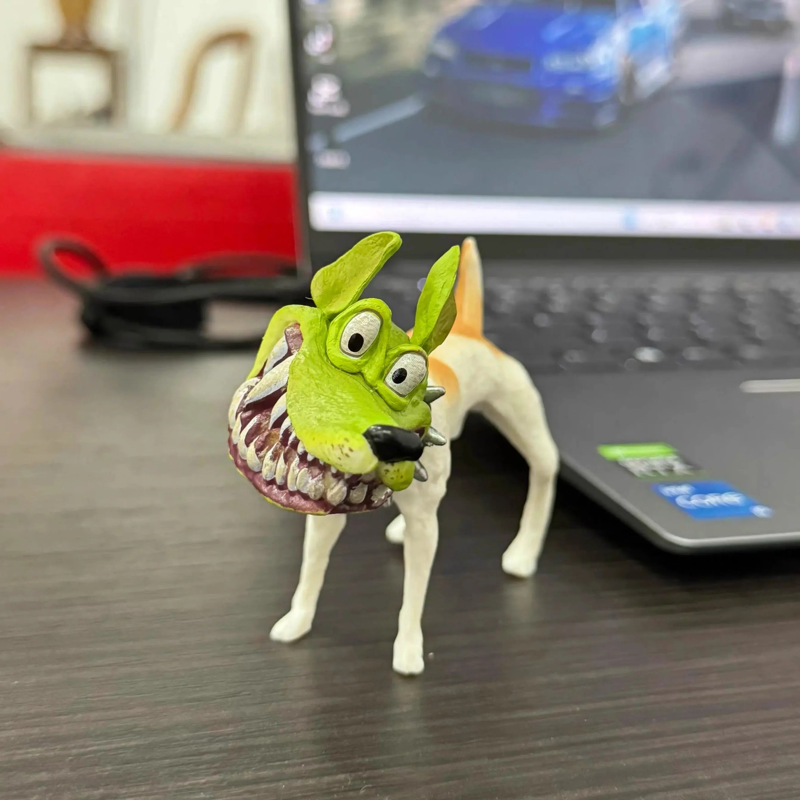 7cm The Mask Dog Action Figures Statue Anime Figure The Mask Model Figurine Desktop Decor Ornaments Holiday Children Gifts Toys