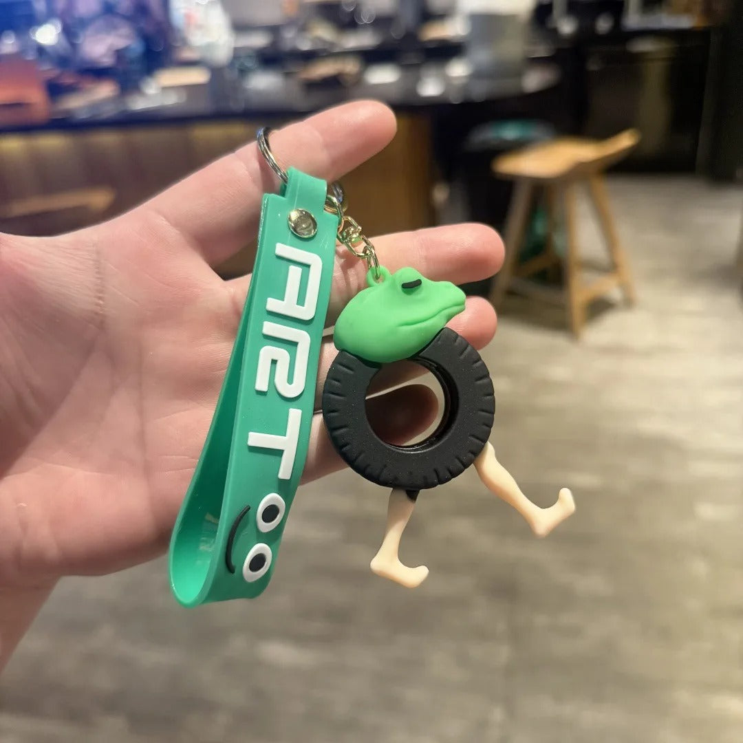 Italian Brainrot Animals Keychains for Accessories Funny Sigma Skibidi Rizz Cat Silly Meme Keyrings Fans Friends Gifts