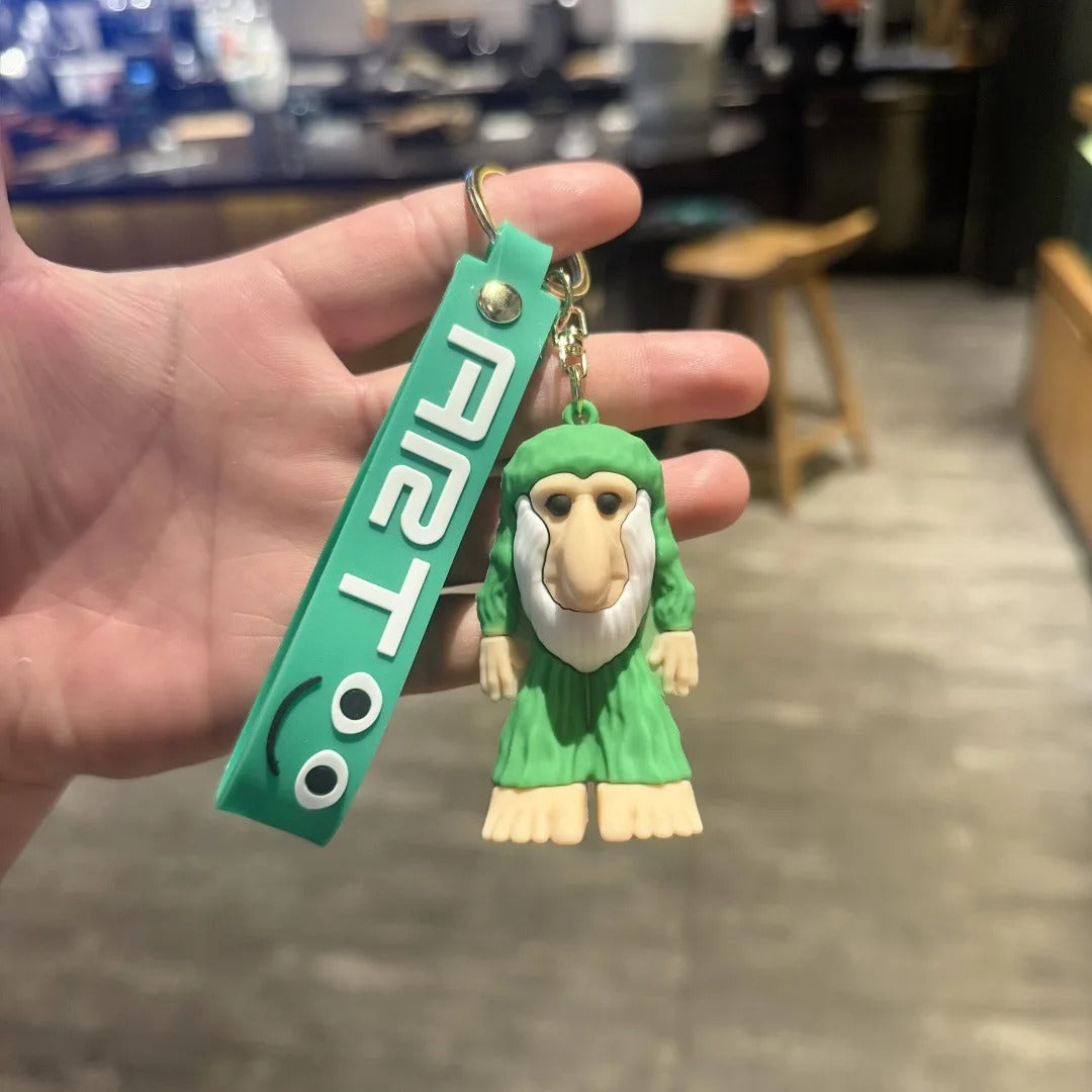 Italian Brainrot Animals Keychains for Accessories Funny Sigma Skibidi Rizz Cat Silly Meme Keyrings Fans Friends Gifts