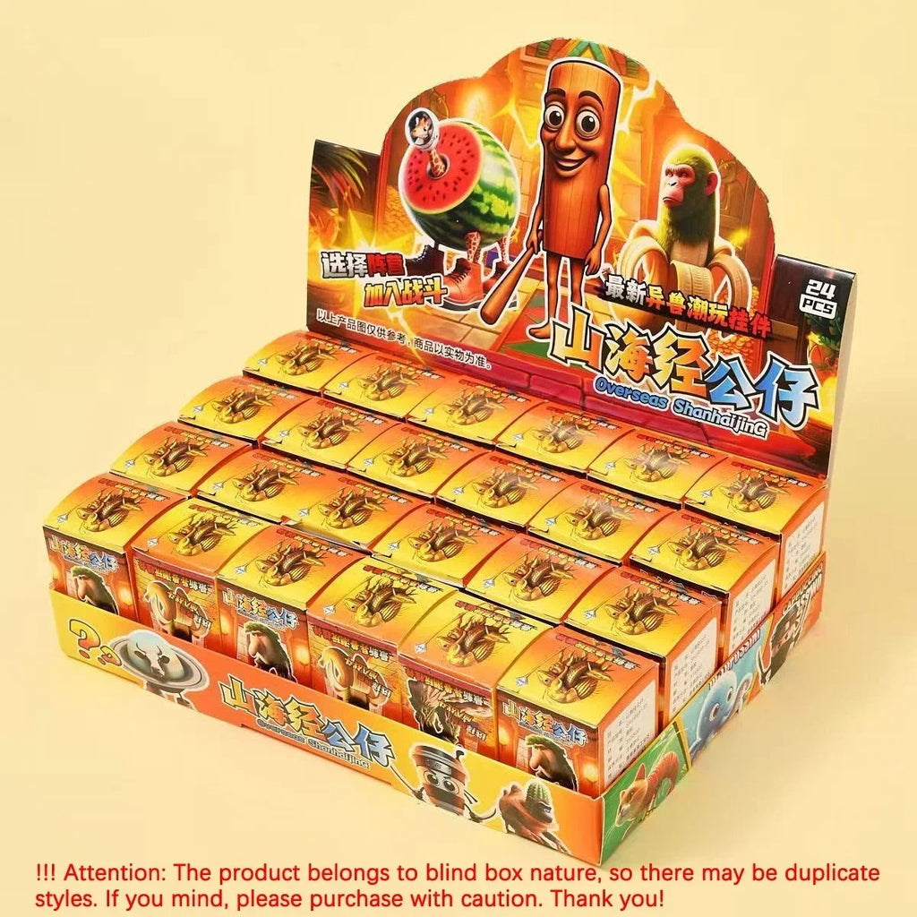 24PCS NEW Italian Brainrot Blind Box Toy Tungtungtung Sahur Tralarero Tralala Bombardinocrocodilo Figures Key Chain Birthday Gift