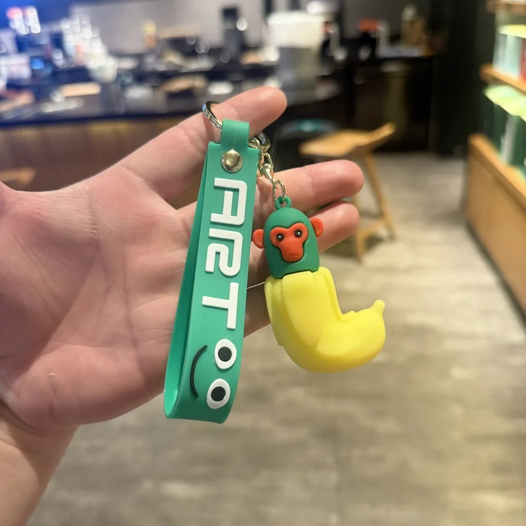 Italian Brainrot Animals Keychains for Accessories Funny Sigma Skibidi Rizz Cat Silly Meme Keyrings Fans Friends Gifts