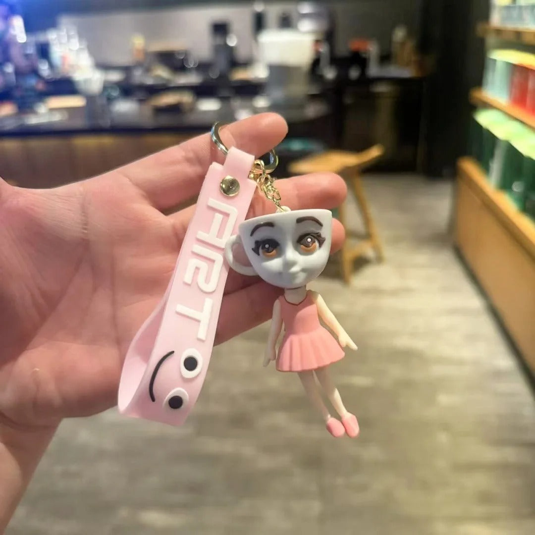 Italian Brainrot Animals Keychains for Accessories Funny Sigma Skibidi Rizz Cat Silly Meme Keyrings Fans Friends Gifts