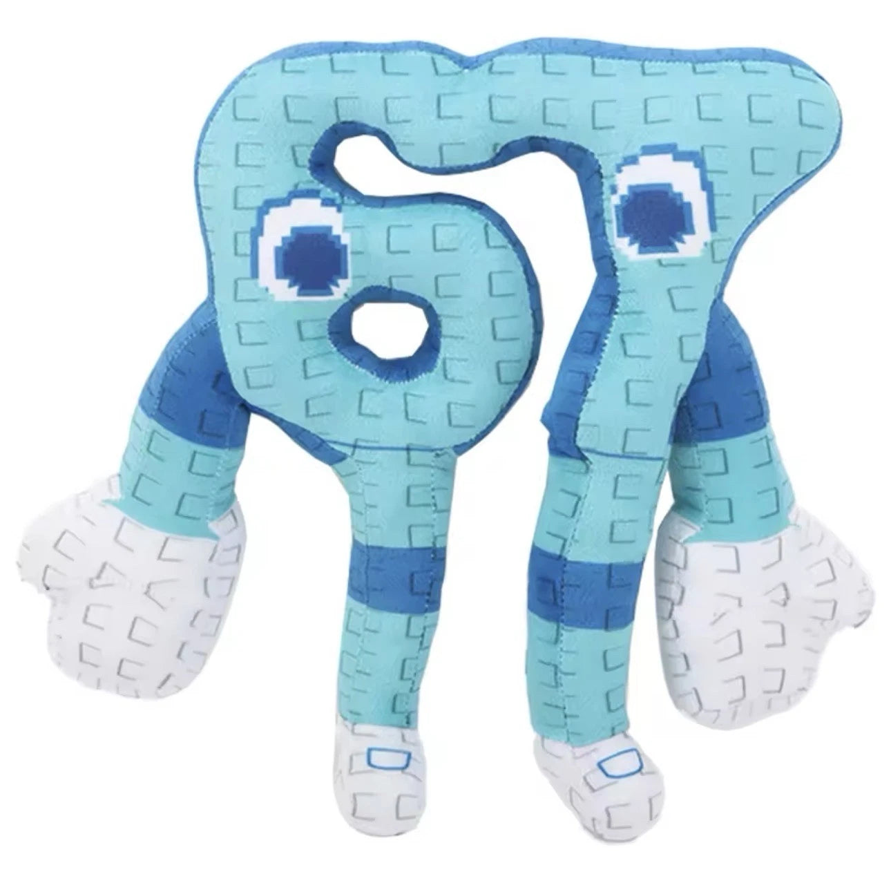 25cm STEAL A BRAINROT Blue 67 Plush Toy Soft Cute Meme Doll Kids Birthday Gift